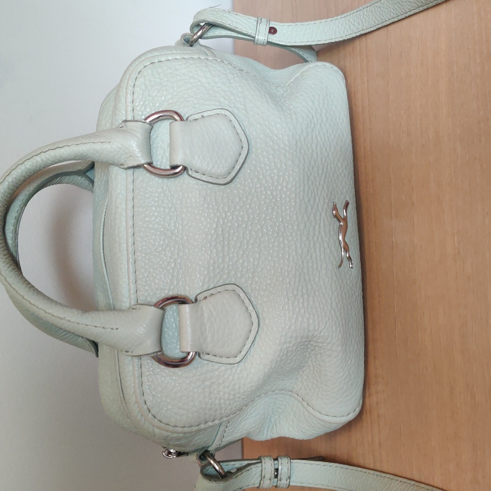 SOLD 😊 Bimba y Lola Elegant and cool Mint Green Crossbody Leather Bag